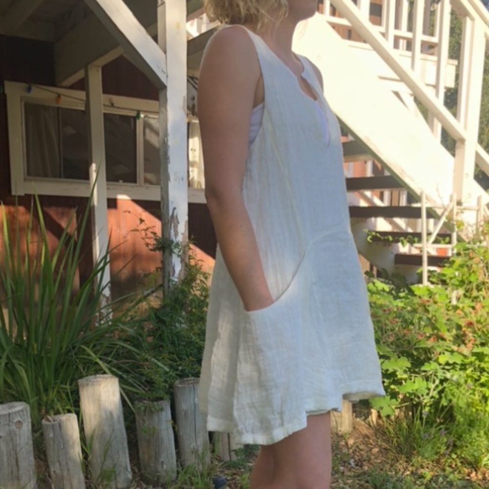 Free people soft sexy sailor dress size L,